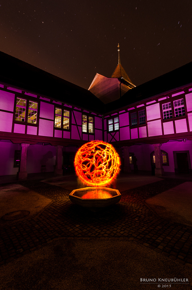 Fireball at the monastery